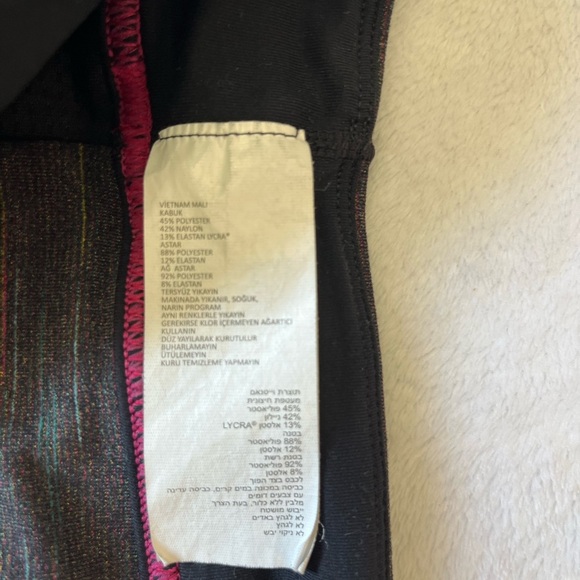 PrAna Multicolor Sports Bra Medium Yoga Fitness Activewear Crop Top - Picture 9 of 12